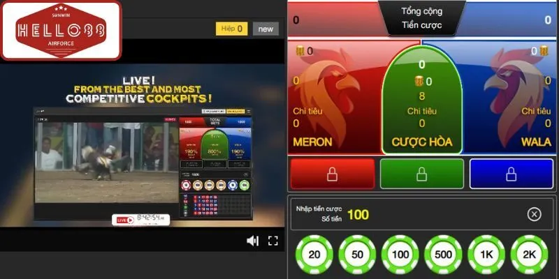 Top 2 sảnh cược nổi bật nhất